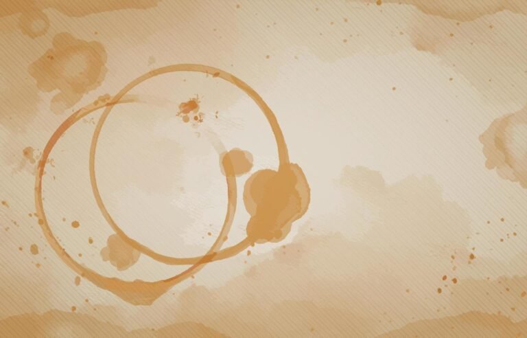 coffee stains