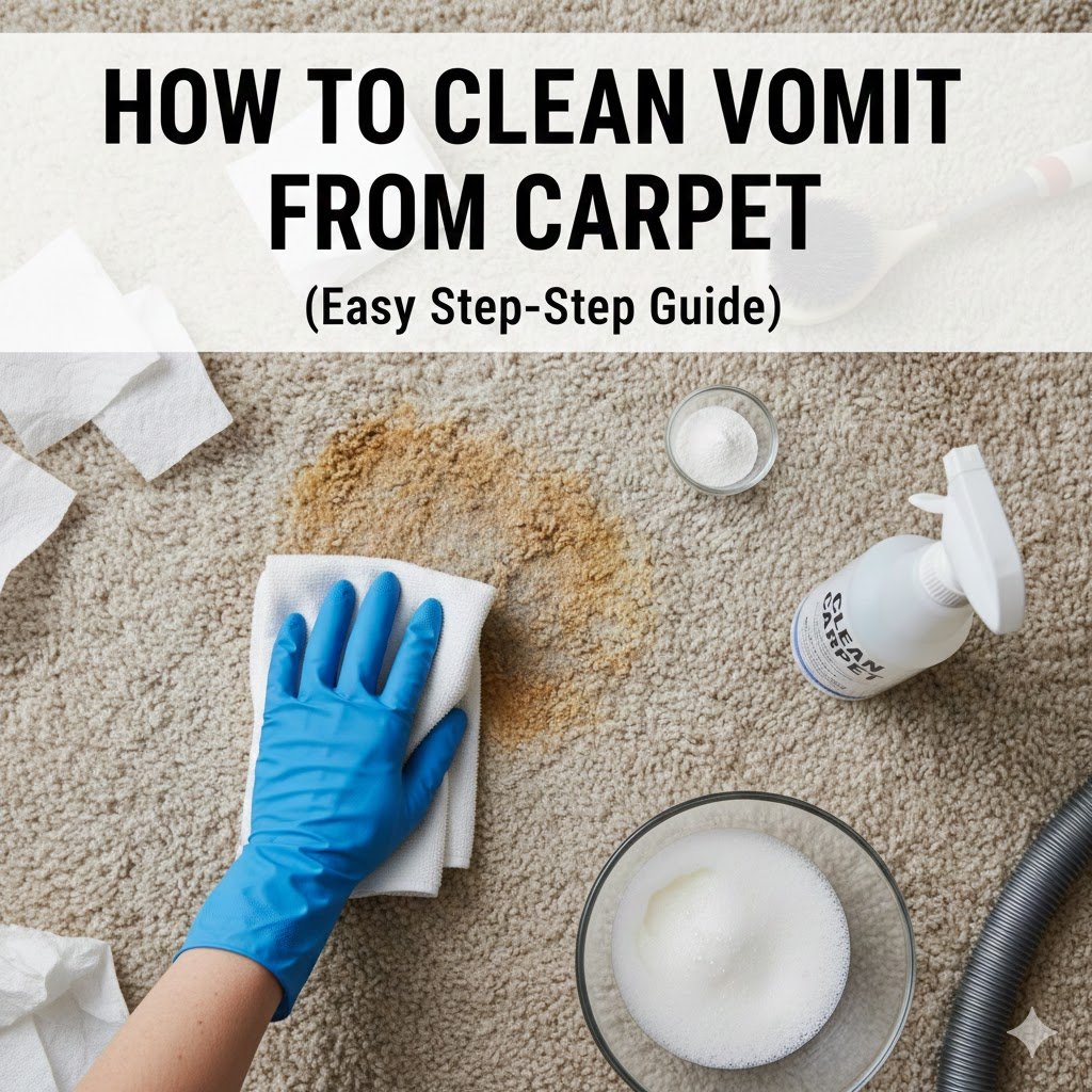 How to Clean Vomit From Carpet