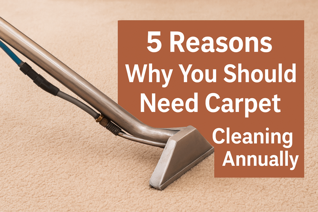 Why You Should Need Carpet Cleaning Annually