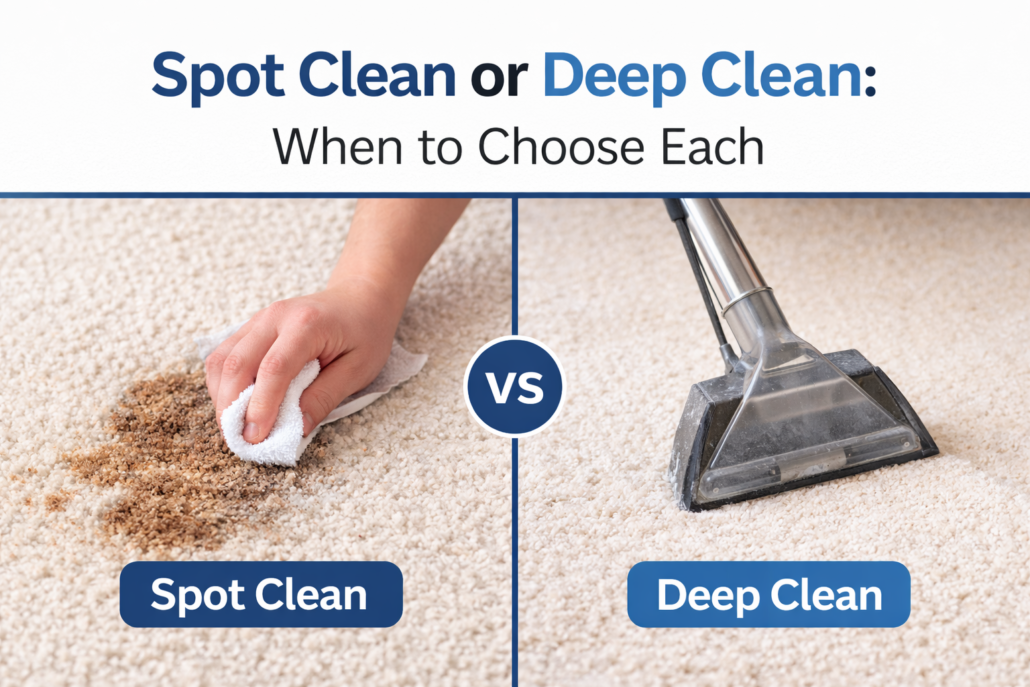 Spot Clean or Deep Clean