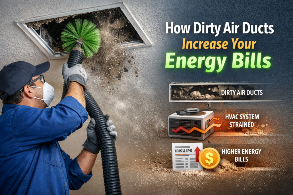 How Dirty Air Ducts Increase Your Energy Bills